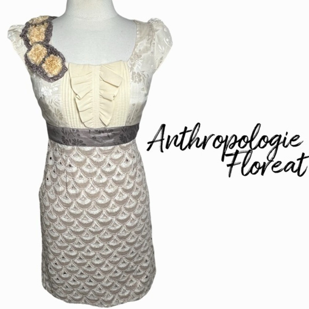 Anthropologie vintage inspired dress by Floreat size 4